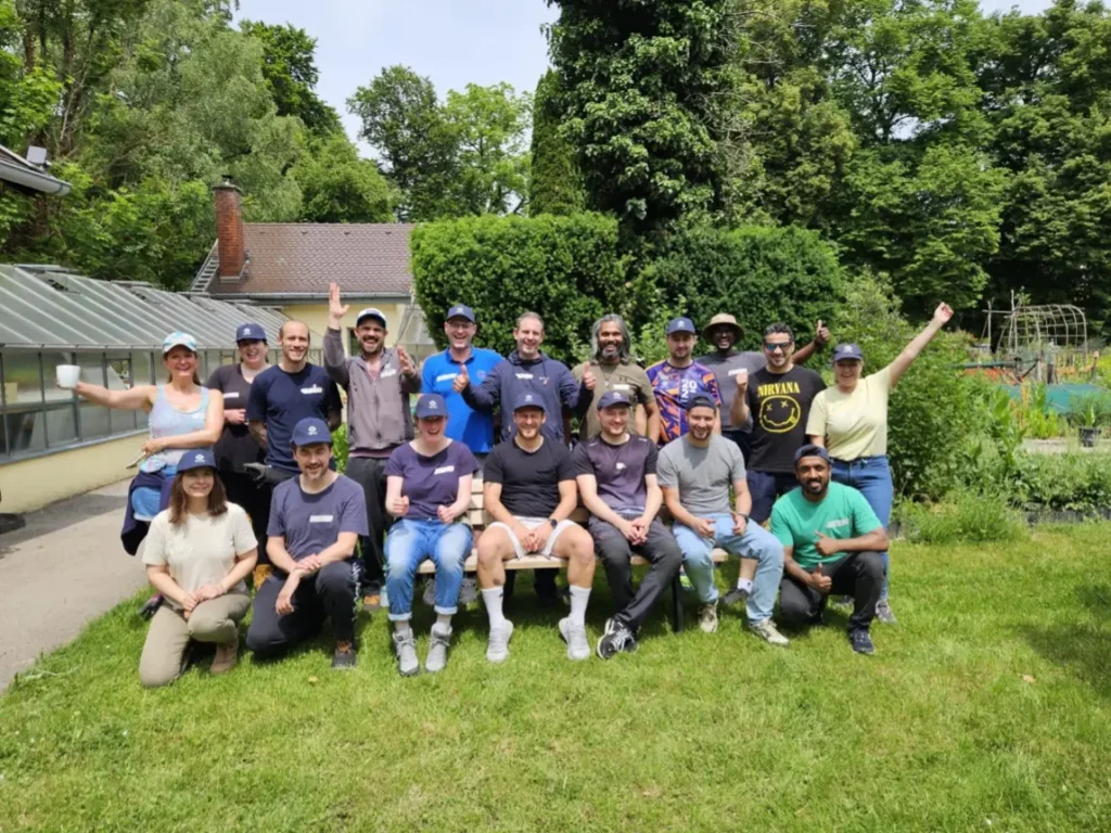 Group photo at Magdalenenpark